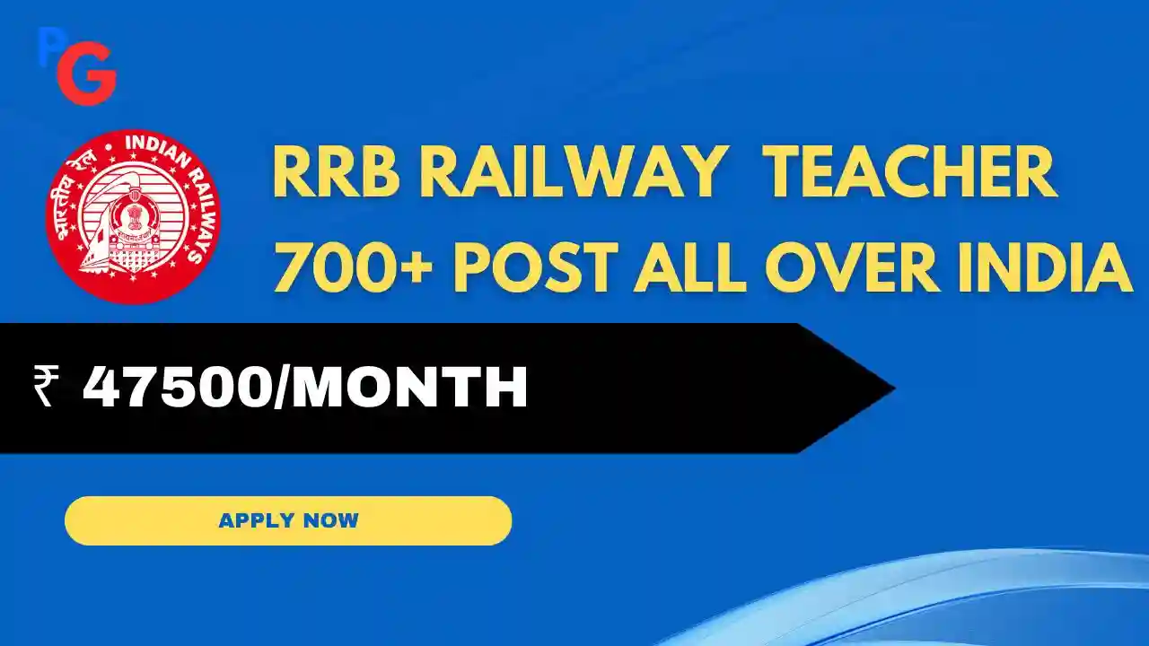 Rrb Railway Teacher Recruitment 2025 - Professional teacher standing with a book in front of a train, symbolizing career opportunities in the railway sector