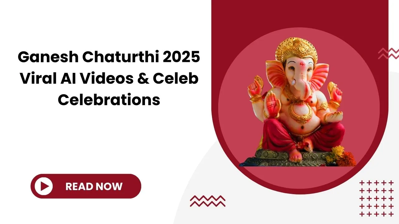 Ganesh Chaturthi 2025 viral AI-generated Ganesh idol video trending on social media